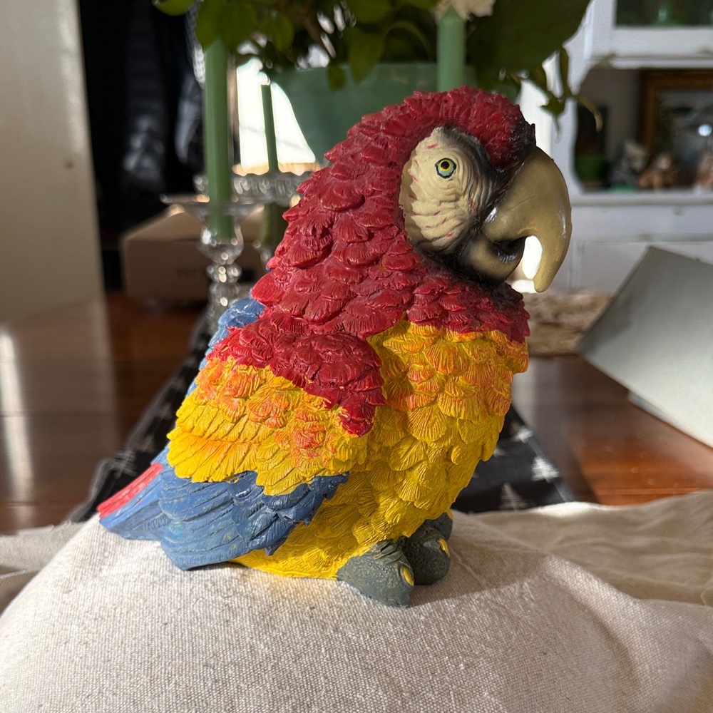 Colorful Parrot Figurine
